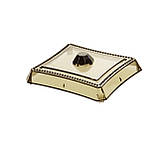 Органайзер - диспенсер для ватних дисків, темно-сірий, фото 3