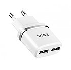 Зарядка USB кабель для Samsung Galaxy A01 (A015) HOCO C12 2в1 USB microUSB, фото 4