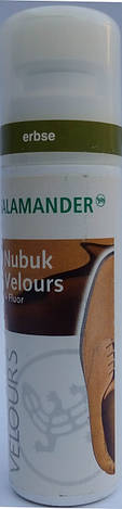 Крем фарба рідка колір горох — для замші, нубуку та велюру "Nubuk Velours Liquid" SALAMANDER 75 мл, фото 3