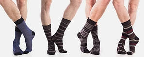 Шкарпетки чоловічі демісезонні чорні, світлі, бавовняні.