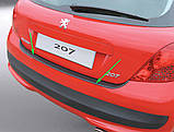 Пластикова захисна накладка на задній бампер для Peugeot 207 3/5 Dr Hatch 2006-2015, фото 3