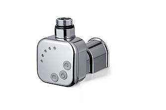 Квадратний ТЕН HeatQ MS chrome: регулятор 30-60С +таймер 2 год + маскування кабелю + LED; у сушарку для рушників 1/2