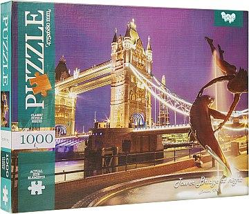 Пазли Danko Toys Jower bridge at night 1000 елементів
