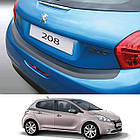 Пластикова захисна накладка на задній бампер для Peugeot 208 3/5 Dr Hatch 2012-2019