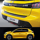 Пластикова захисна накладка на задній бампер для Peugeot 208 II 2019+