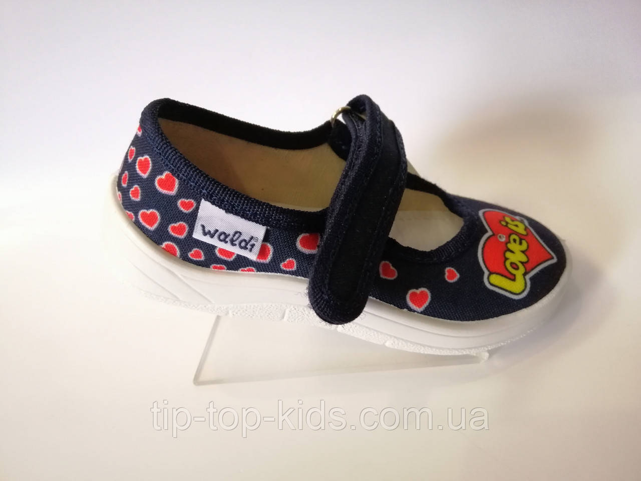 Тапочки для дівчинки Waldi 360-307 сині р. 24,25, фото 1