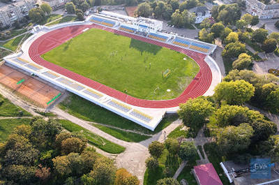 Легкоатетлетичне покриття Conipur SP Стадіон Шахтар м Нововолинськ