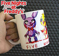 Чашка П'ять Ночей з Фредді "Хоррор-іграшки" / Night at Five Freddy