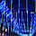 Гірлянда Падальна зірка 50 см, синя, 8 шт., фото 7