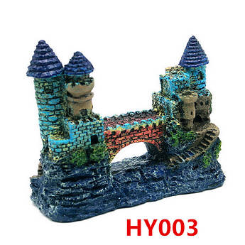 Декор для акваріума Замок HY003