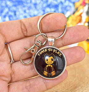 Брелок time to play Бенді і Чорнильна Машина / Bendy and the Ink Machine