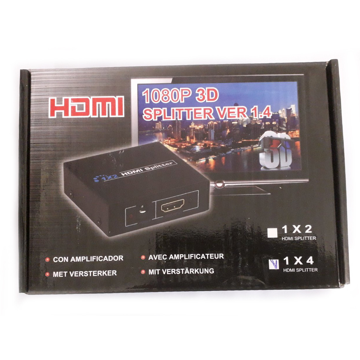 Сплиттер HDMI SWITH 4K 4в1 (Black) | 4 портовый hdmi свитч