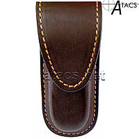 Чохол Медан 2418 шкіряний для складаного ножа формований, коричневий