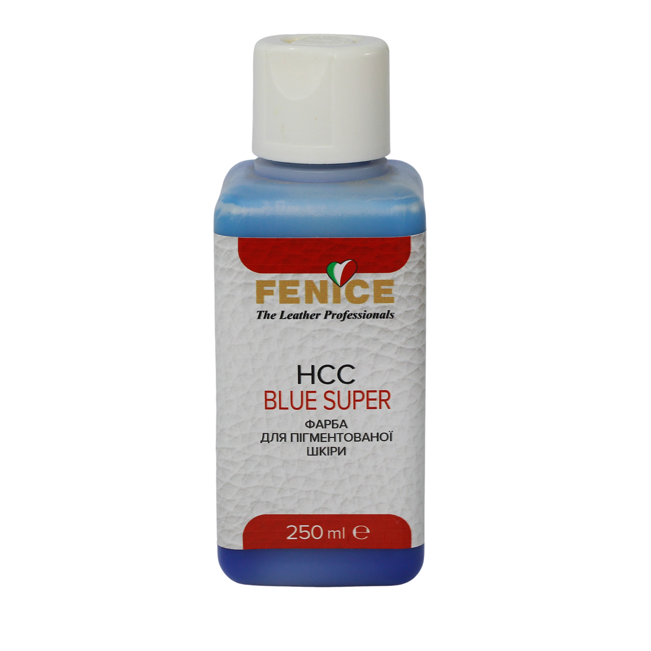 Фарба для шкіри Голуба Fenice Super Blue, 250 ml