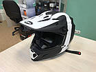Шолом для мотокросу мотошолом Bell MX-9 MIPS Motorcycle Presence Matte/Gloss Black/White XL (61-62 cm), фото 3