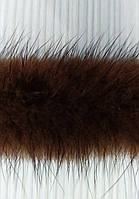 Тесьма кант из натурального меха норки IgLeLuck ТН-8 цвет орех