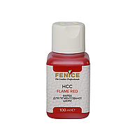 Краска для кожи Красная Fenice Flame Red HCC, 100 ml