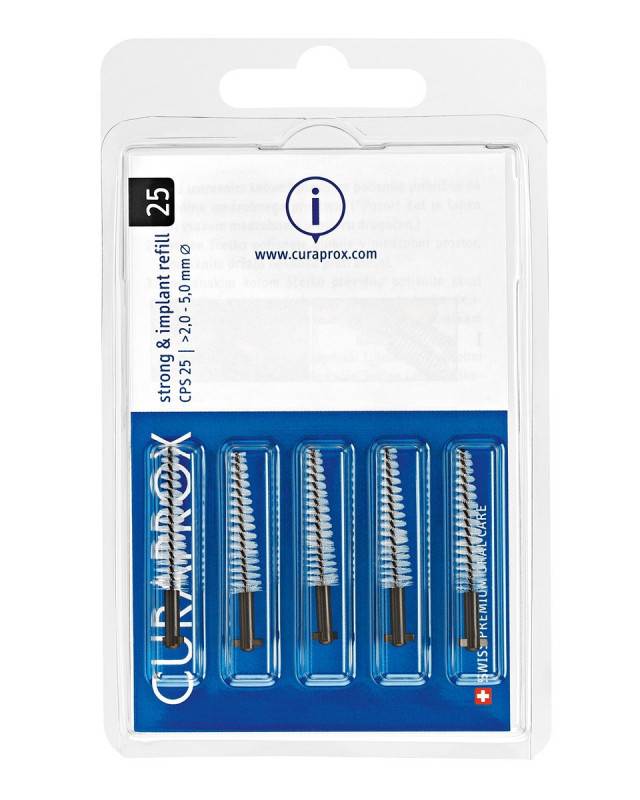Йоржики для імплантів Curaprox CPS 25 "Strong & Implant" d 2,0 мм