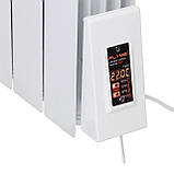 Електричний радіатор Flyme Compact 5 секцій / 490 Вт / під низьке підвіконня / праве підключення, фото 2