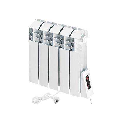 Електричний радіатор Flyme Mini 5 секцій, 490 Вт, під низьке підвіконня, праве підключення