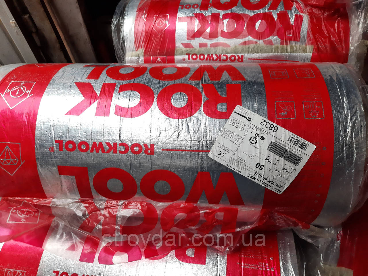 Утеплювач KLIMAMAT / Alu Lamella Mat 50 мм Rockwool (Роквул Ламелла мат) Польща