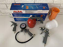 Набір пневмоінструменту для компресора Al-Fa ALATK5 : 5шт