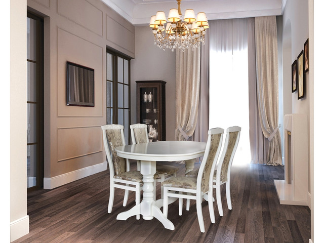 Обідній стіл Говерла-2 дерев'яний слонова кістка Замовити обідній стіл Говерла-2 дерев'яний слонова кістка