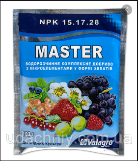 Купить Мастер удобрение для ягодных культур, 100г., цена 25 грн — Prom ...