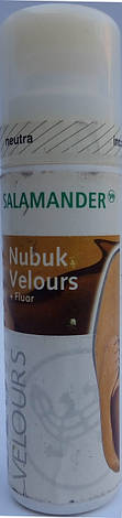 Крем-фарба рідка безбарвна — для замші, нубуку та велюру "Nubuk Velours Liquid" SALAMANDER 75 мл, фото 2