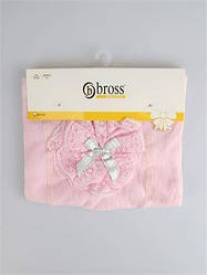 Колготи демісезонні Baby, з мереживом на підгузнику, Bross