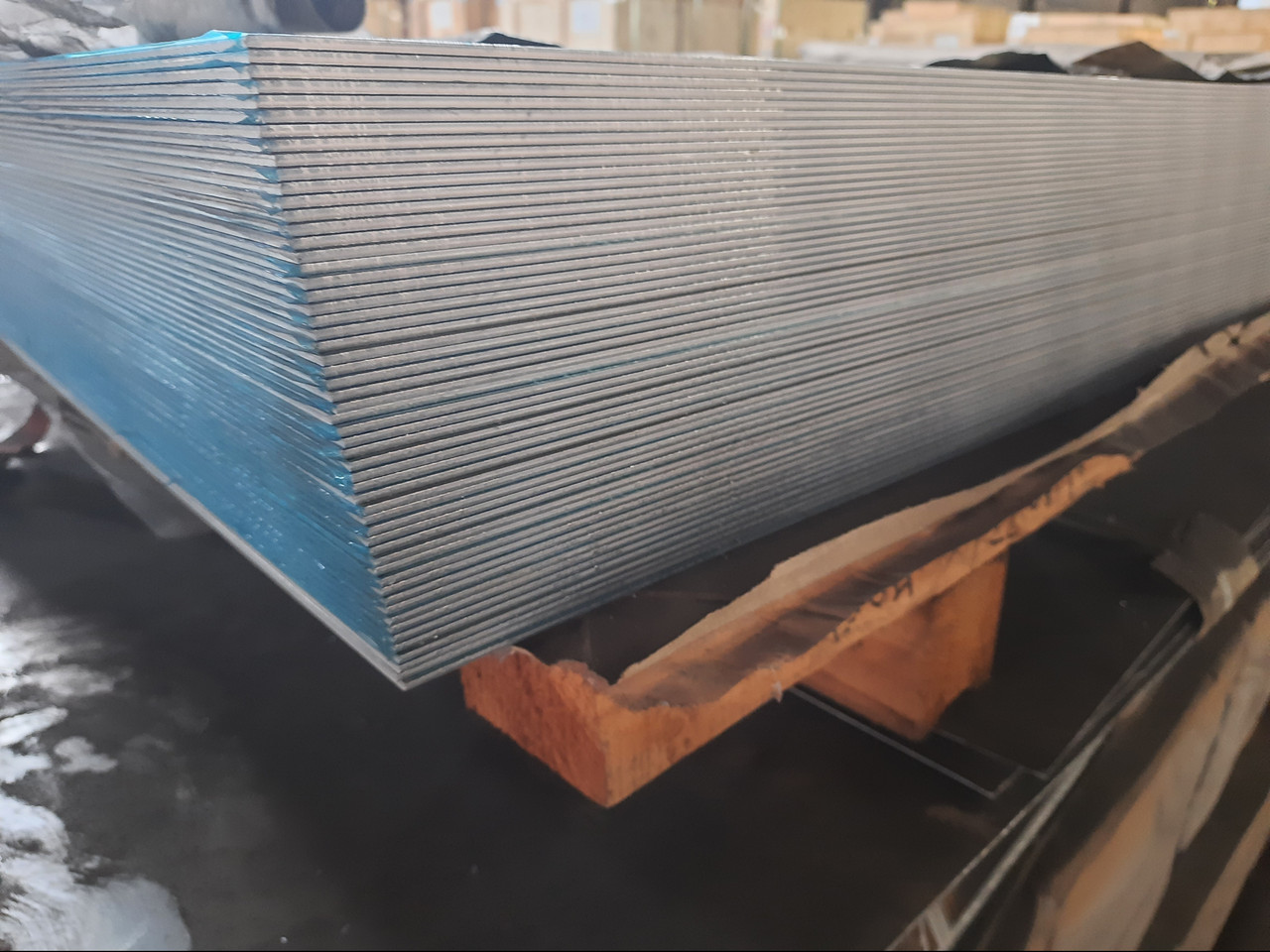 Лист алюміній 6,0*1250*2500 mm 1050 Н24 + PVC