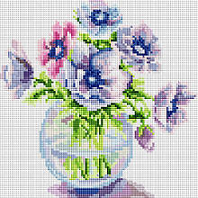 Набір алмазной мозаїки NKF Квіти у вазі H0168