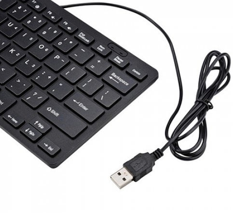 USB мініклавіатура UKC K1000 чорна, фото 2
