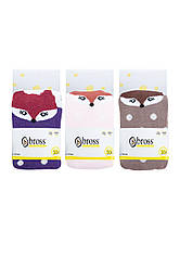 Колготки дитячі демісезонні, з малюнком тваринки 3D, Bross