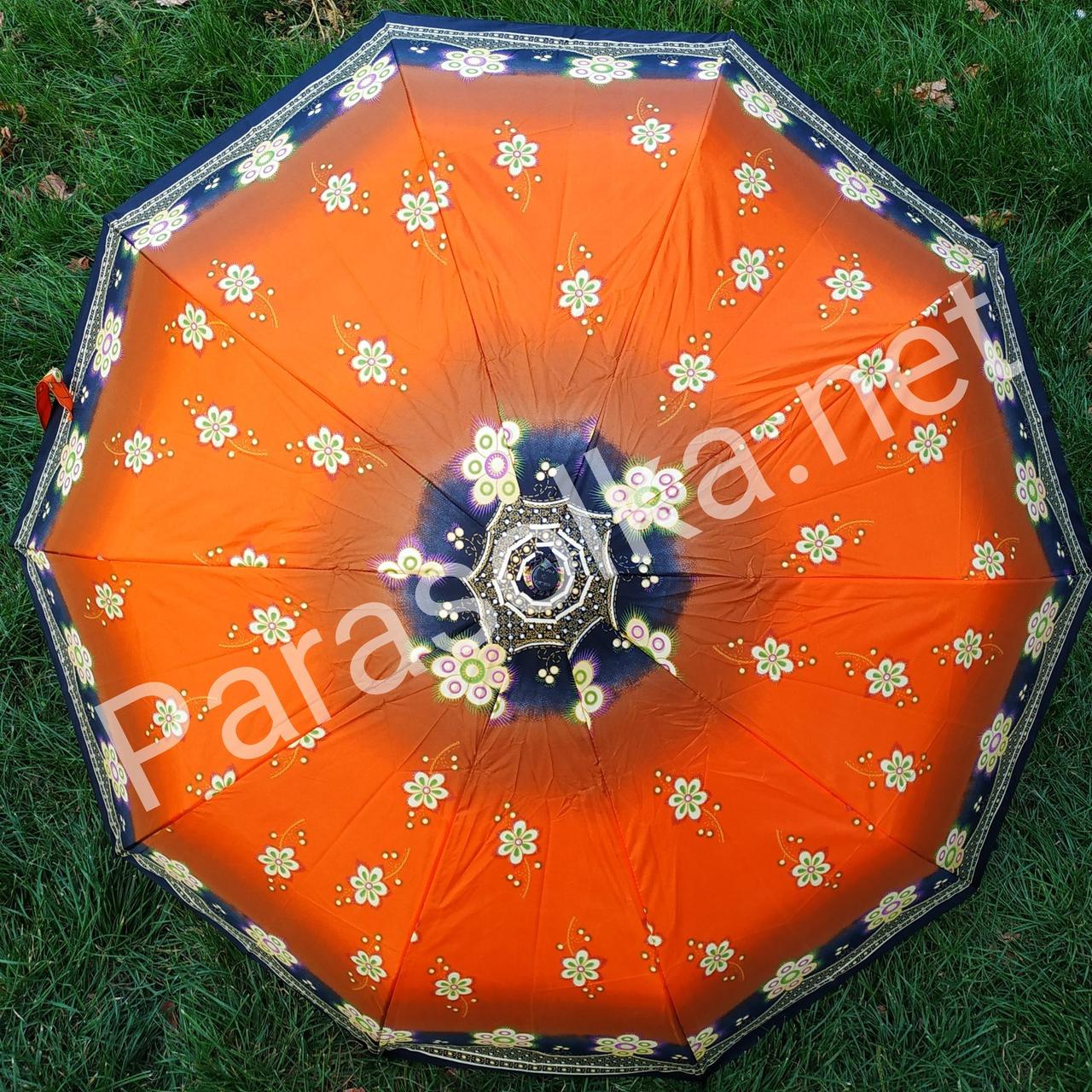 Зонт женский оранжевый - фото 2 - id-p1270847893