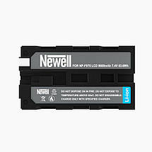 Акумулятор Newell li-ion battery for NP-F970 LCD 8600 mAh (BDS2652) ExtraDigital для фото відео, фото 3