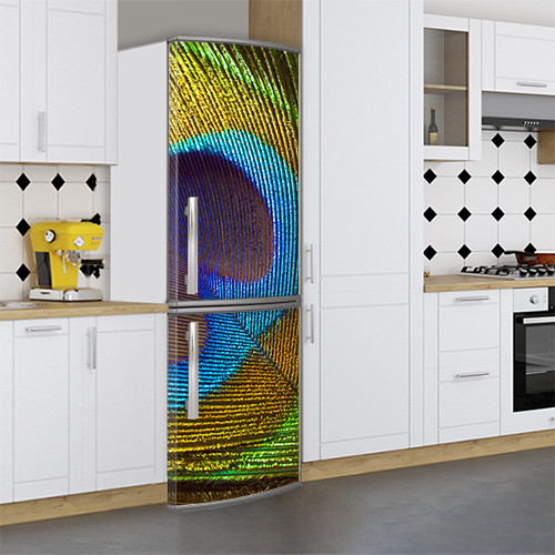 Самофіксуюча наклейка  на холодильник магнітна, 180 х 60 см, Лицева