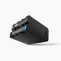 Акумулятор Newell li-ion battery for NP-F970 LCD PLUS 10050mAh для фото-відео Sony Nikon Canon Panasonic, фото 3