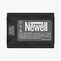 Акумулятор Newell li-ion battery for NP-FZ100 2150 mAh для Sony, фото 2