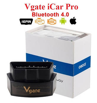 Автосканер Vgate iCar Pro BT 4.0, VER 2.1, OBDII, двух платный, чип ARM