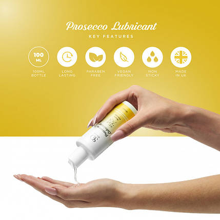 Їстівний лубрикант "Просеко" So Divine, 100 мл, фото 3