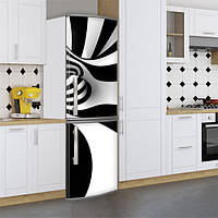 Наклейки для холодильника, 3д абстракция, 180х60 см - Лицевая(В), с ламинацией