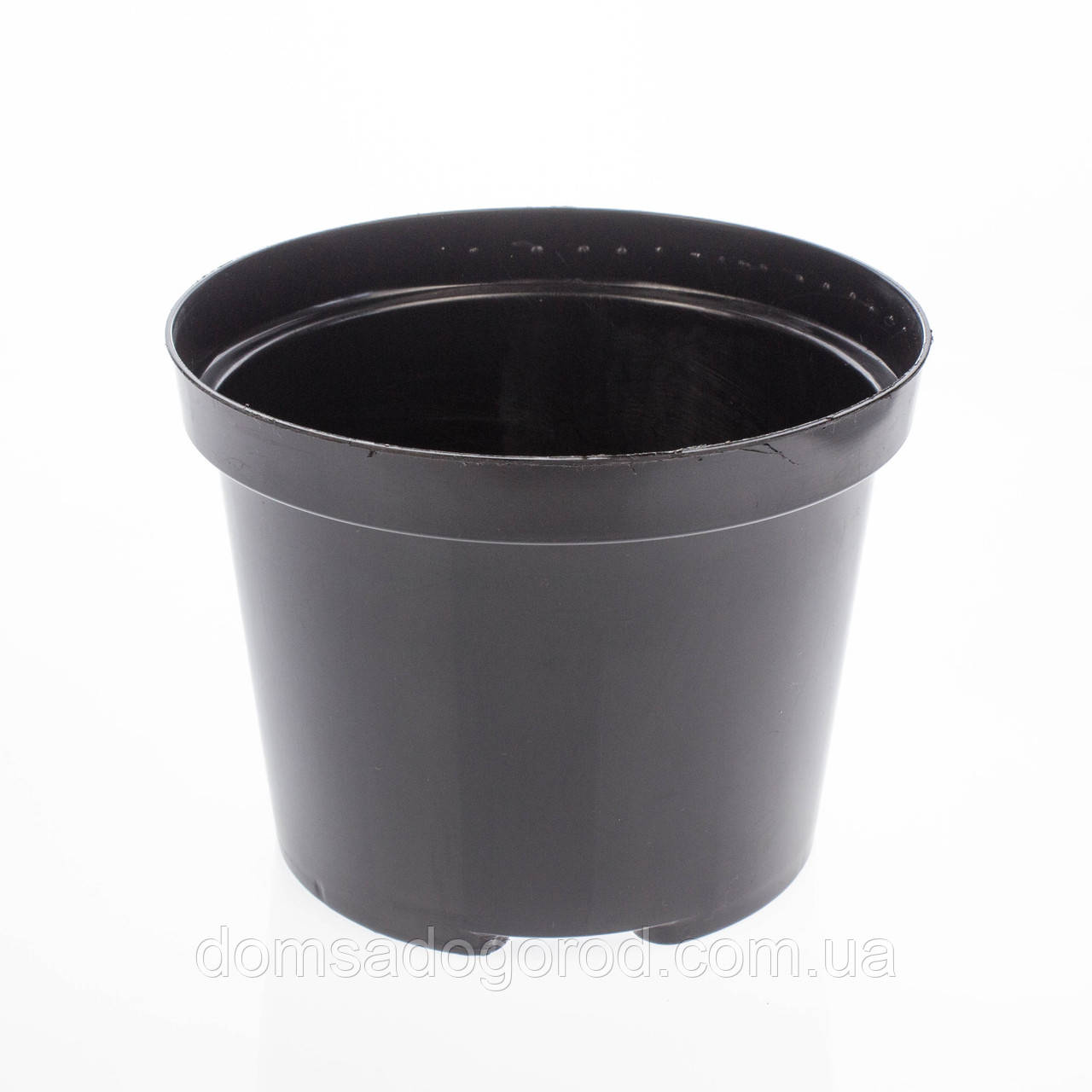Горщик технічний d-13 cм 1 л чорний