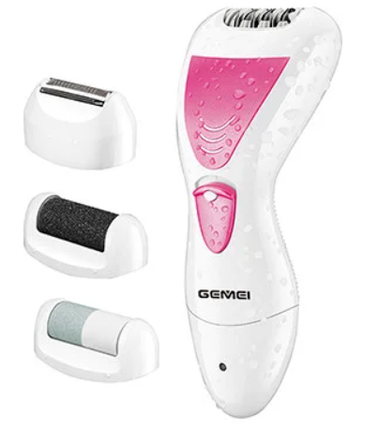 Жіночий епілятор Geemy GM 7006 4в1 / Електроепілятор для тіла, фото 2