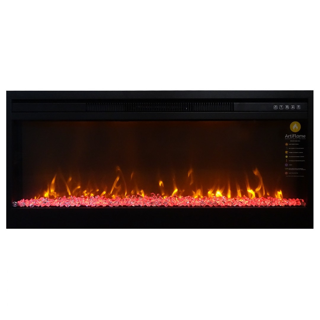 Електрокамін  ArtiFlame AF43 з обігрівом. Шість видів полум`я. Наша Доставка