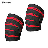 Коленные бинты Harbinger Red Line Knee Wraps 46300 Black/Red (198 см)