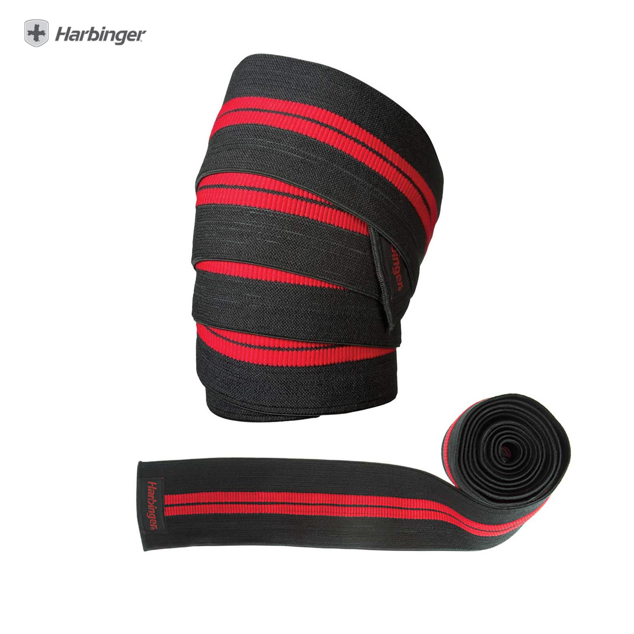 Коленные бинты Harbinger Red Line Knee Wraps 46300 Black/Red (198 см) - фото 6 - id-p571524711