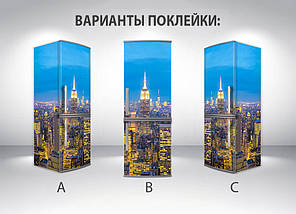 Самофіксуюча наклейка на холодильник магнітна 180 х 60 см, Лицева, фото 6