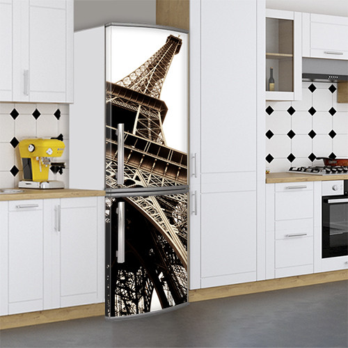 Наклейка на холодильник, Eiffel Башта, 180х60 см - Лицьова (В), з ламінуванням - фото 1 - id-p753993975
