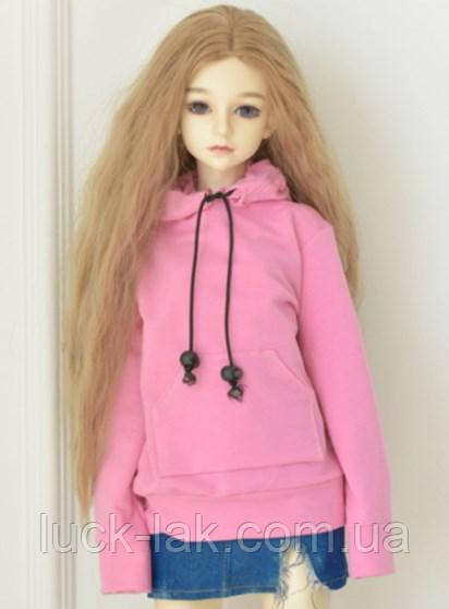 Толстовка розовая для шарнирной куклы BJD 38-45 см, 1/4 - фото 1 - id-p1270926922